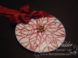 Joyful Christmas Porcelain Ornament