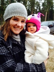 First Christmas tree with Mom
