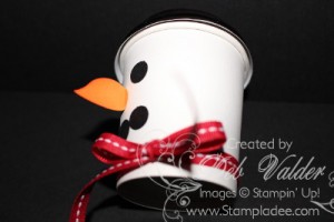 Stampin Up Winter Snowman warm winter wishes 2