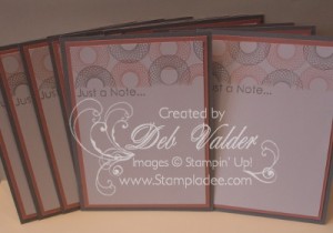 Magazine Holder Note Card Spiral Spins Stampin Up 6