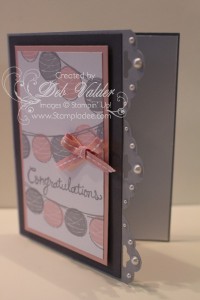 Scallop Tag Topper Punch Happy Congratulations 1