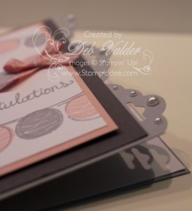 Scallop Tag Topper Punch Happy Congratulations 2