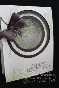 Ornamental-Pine-bright-&-Beautiful-bulls-eye-technique-good-greetings-christmas-holiday-double-fork-bow-seasons-greetings-deb-valder-stampladee-stampin-up-1