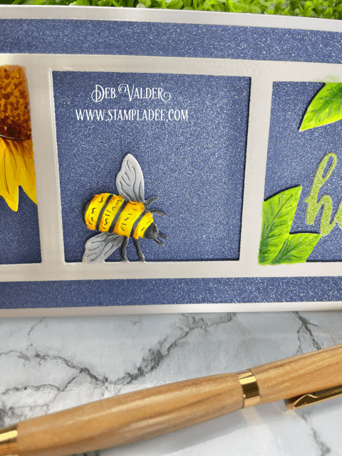 Looking Glass Sunflower Card. All products can be found in our Teaspoon of Fun Shop at www.TeaspoonOfFun.com/SHOP