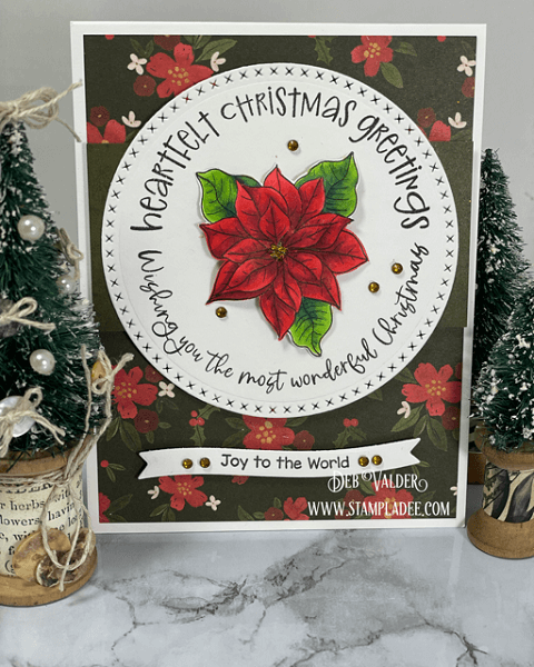 Heartfelt Christmas Greetings. All products can be purchased in our Teaspoon Of Fun Paper Crafting Shop at www.TeaspoonOfFun.com/SHOP.