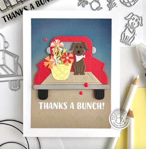 Christmas Farmers Market Truck. All products can be purchased in our Teaspoon Of Fun Paper Crafting Shop at www.TeaspoonOfFun.com/SHOP.