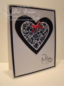 Flowerfull Heart Stamp #Valentine for the #Troops