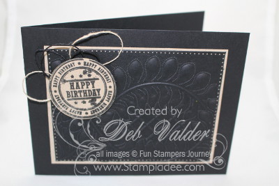 3 D Embossing Folder Palace Trim with Deb Valder