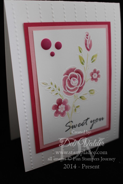 Sweet You using Mixed Media with Deb Valder