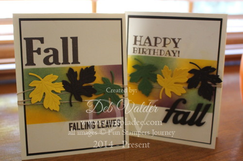 Masking Technique using Falling Leaves with Deb Valder