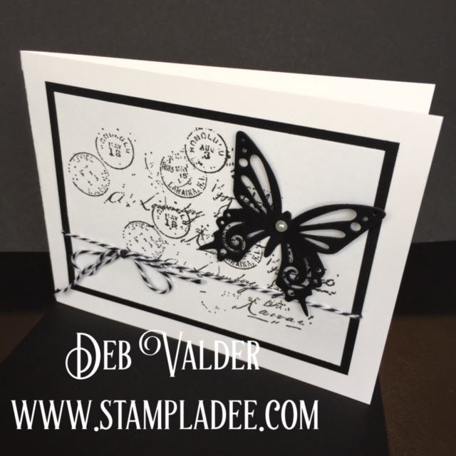 #5 Postage Stamp Background Fifth in the Series with Deb Valder