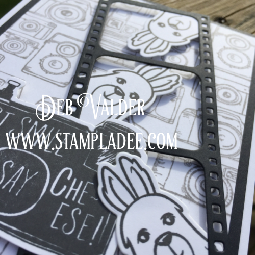 No Prob-Llama Stamp Set using Film Capture Die with Deb Valder