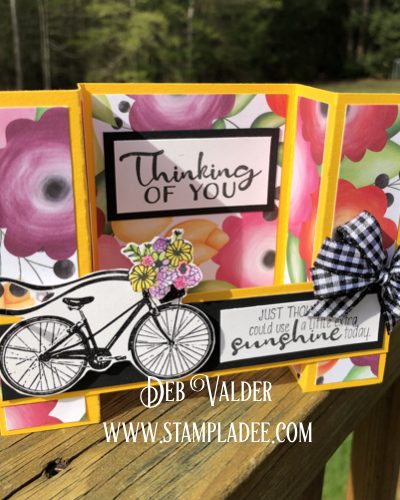 Pop Up Bridge Card Fun Stampers Journey Deb Valder