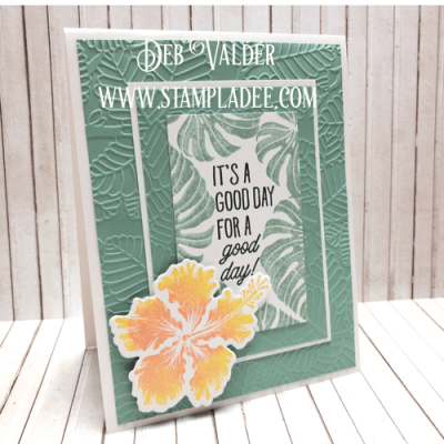 Triple Layer Embossing with Deb Valder and Fun Stampers Journey