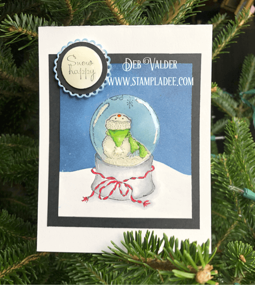 Little Snowman Globe with Deb Valder