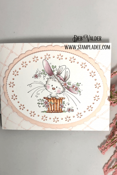 Bonnie Bunny and Spring Ovals Die is great for Easter or Mother's Day