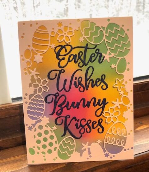 Eggstravagnza Frame with Bunny Kisses