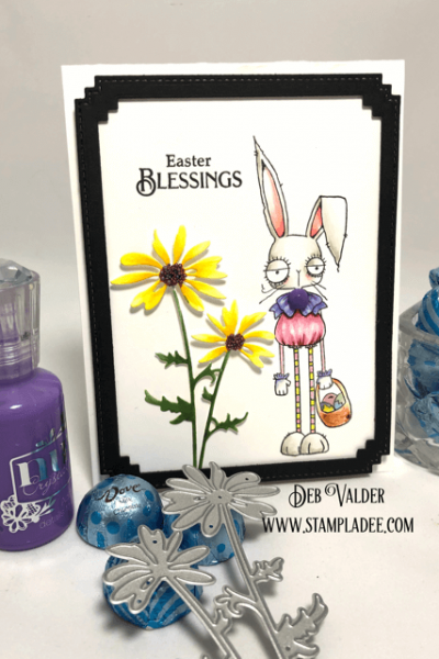 Oddball Easter Bunny is paired with Daisy Silhouette