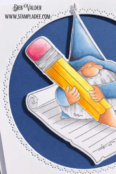 Dear Friend, I miss you Gnome with Pencil