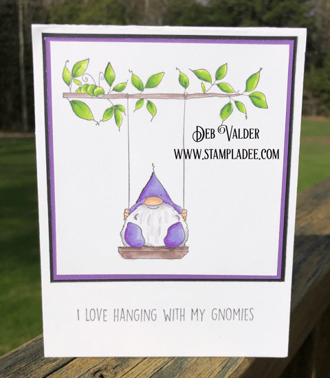 What Brings You Joy is a. Gnome on a Swing with a sneaky caterpillar
