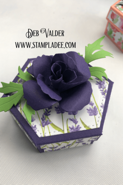Create a super simple hexagon treat box with Deb Valder