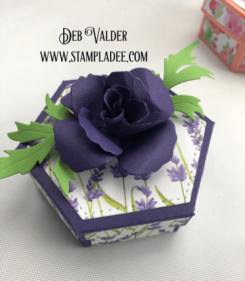 Create a super simple hexagon treat box with Deb Valder