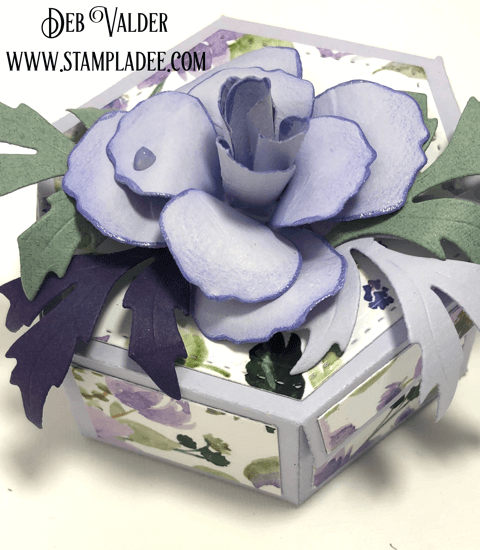 Create a super simple hexagon treat box with Deb Valder