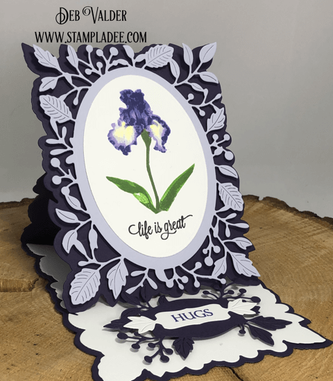 Adriana Pop Up Easel with Iris. All products can be found in our Teaspoon of Fun Shoppe.