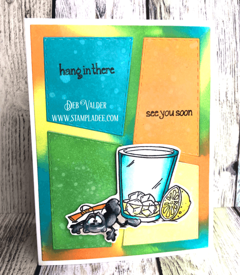 Learn to Tie Dye your stamped cards. All products can be found in our Teaspoon of Fun Shoppe.