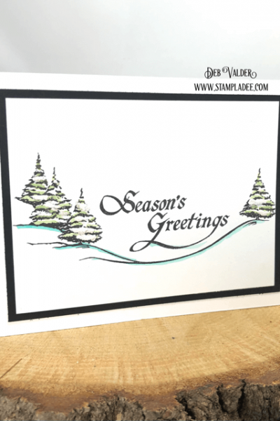Season's Greetings stamp set can be found in our Teaspoon of Fun Shoppe