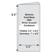 Slimline pre-cut cards found in the Teaspoon of Fun Shoppe at www.TeaspoonOfFun.com/SHOP