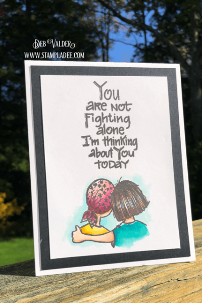 You are not alone in your fight. We have 3 new stamp sets in the Teaspoon of Fun Shoppe.