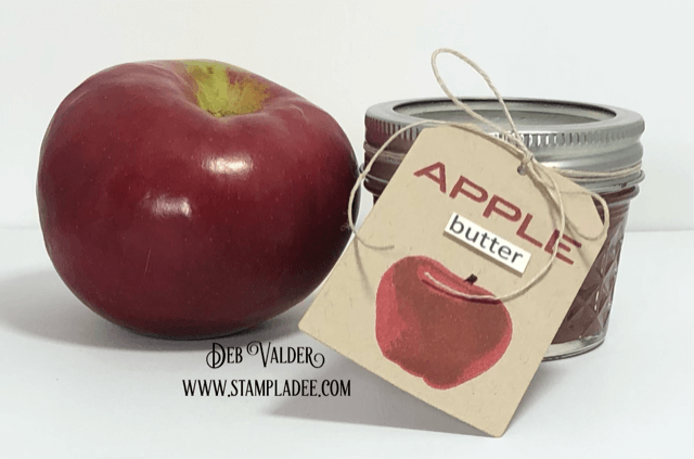 Apple Butter and all things apple. This beautiful apple multilevel stamp can be found in our Teaspoon of Fun Shoppe.