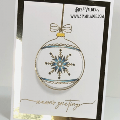 Ornament Peekaboo Deal #4 with Deb Valder