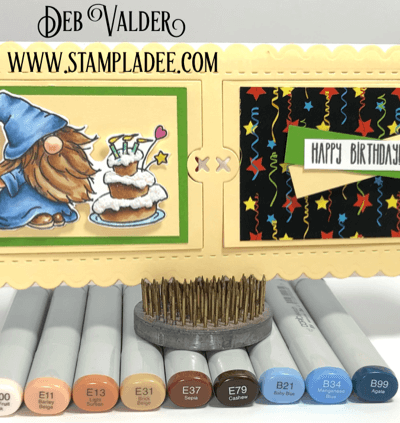 Slimline Peekaboo Popup Card. All products can be found in our Teaspoon of Fun Shoppe.
