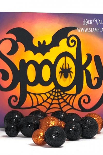 Spooky Large word Die and Distress Oxide inks are in our Teaspoon of Fun Shoppe.