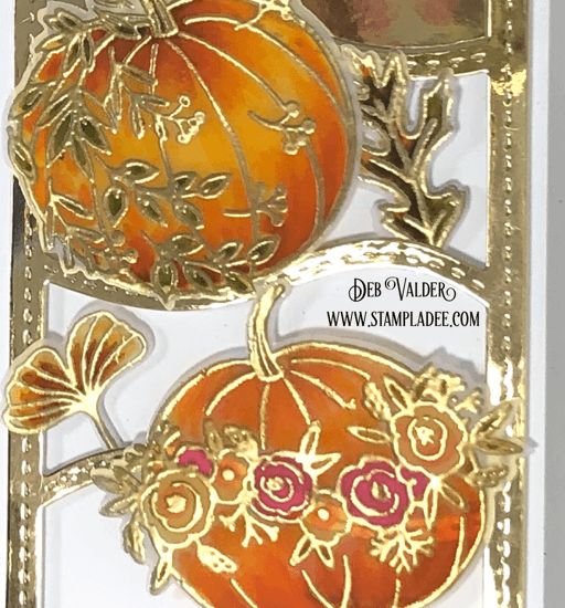 Autumn Bliss and the Slimline Wave die can be found in our Teaspoon of Fun Shoppe.