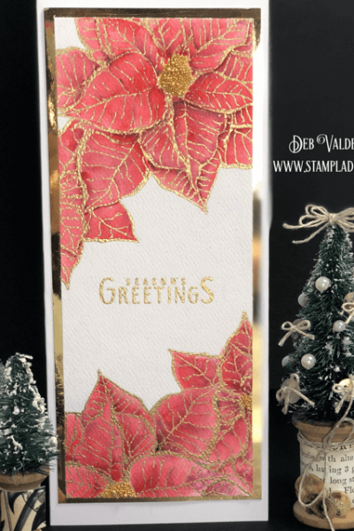 Slimline Elegant Poinsettias. All products can be found in our Teaspoon of Fun Shoppe.