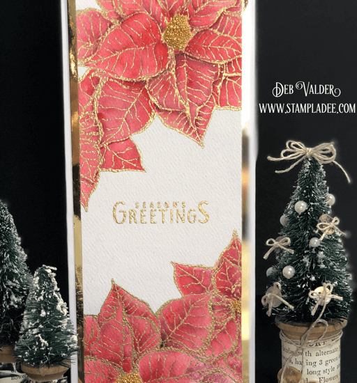Slimline Elegant Poinsettias. All products can be found in our Teaspoon of Fun Shoppe.