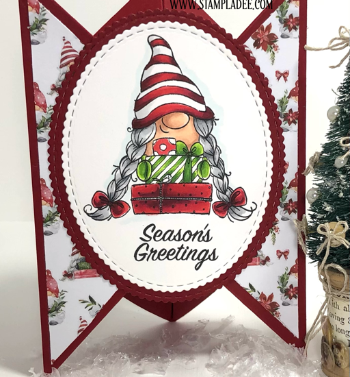 Gnome House Trifold Card. All products can be found in our Teaspoon of Fun Shoppe.