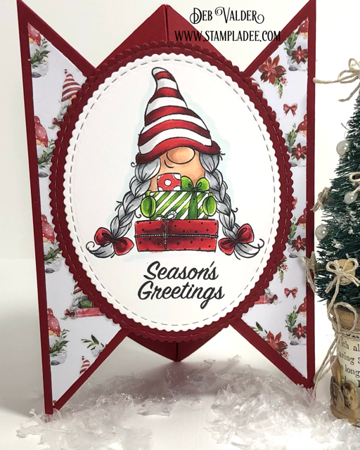 Gnome House Trifold Card. All products can be found in our Teaspoon of Fun Shoppe.