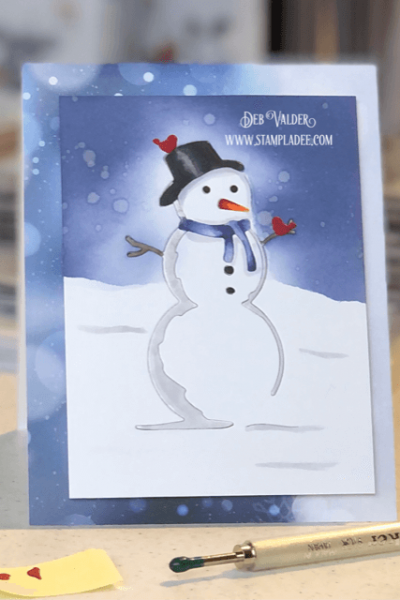 Snowman Charm Deal #14 and charming he is. This adorable combo and papers can be found in our Teaspoon of Fun Shoppe.