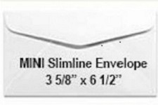 Mini Slimline Envelopes found in the Teaspoon of Fun Shoppe.
