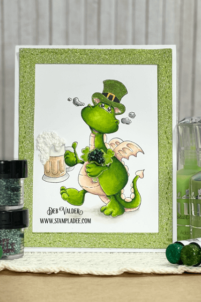Lucky Little Dragon is Bart on St. Paddy's Day found in our Teaspoon of Fun Shoppe.