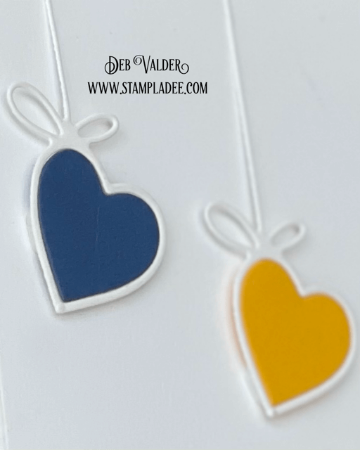 Hanging Heart for Love. All products can be purchased in our Teaspoon Of Fun Paper Crafting Shop at www.TeaspoonOfFun.com/SHOP