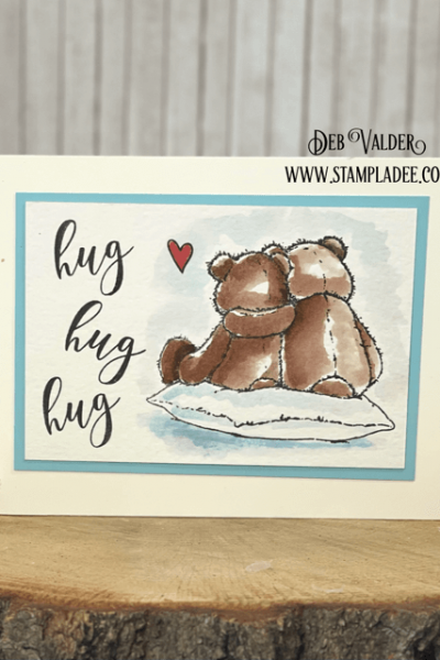 Being There For Me is a huggable card for you. All products can be found in our Teaspoon of Fun Shoppe.