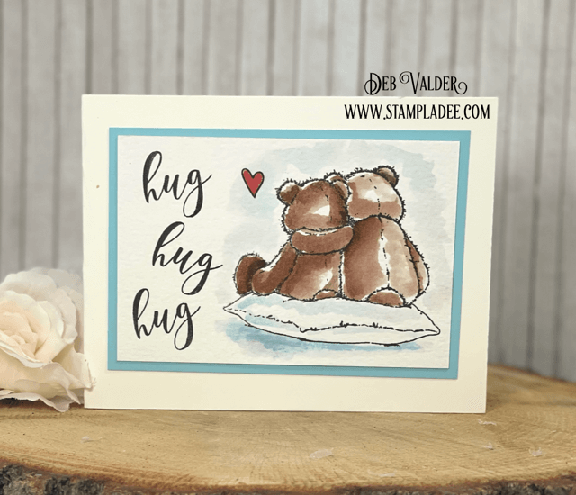 Being There For Me is a huggable card for you. All products can be found in our Teaspoon of Fun Shoppe.