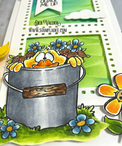 You Quack Me Up! It's a slimline card. All products can be found in our Teaspoon of Fun Shoppe.