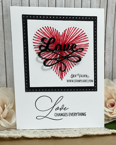 String Art Cards Tutorial All products can be found in our Teaspoon of Fun Shoppe.