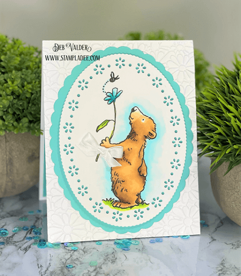 Happy Spring Day. I just can't get enough of this cute little bear. All products can be found in our Teaspoon of Fun Shoppe.
